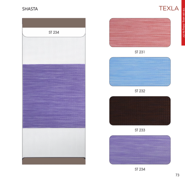Rèm cầu vồng Texla - SHASTA