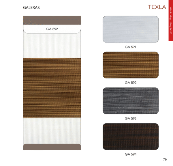 Rèm cầu vồng Texla - GALERAS